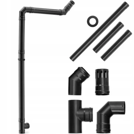 Пелетна камина LEYLA BLACK 6,3 kW