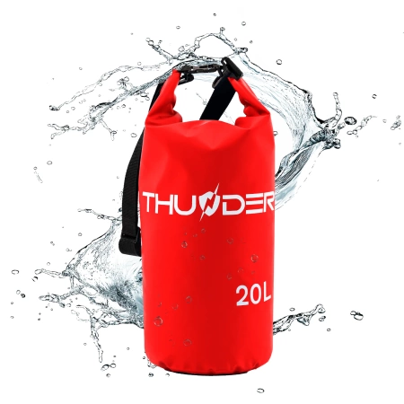 Червена водоустойчива чанта 20 L THUNDER