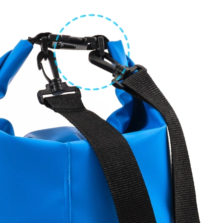 Синя водоустойчива чанта 30 L THUNDER